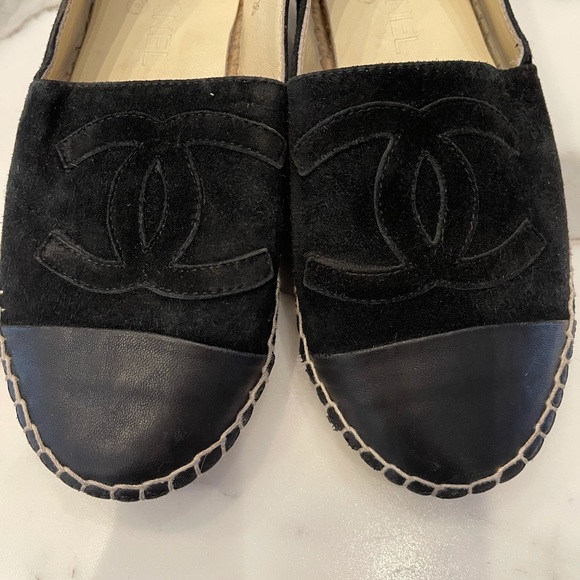 Chanel espadrilles 36 black suede - Picture 2 of 3